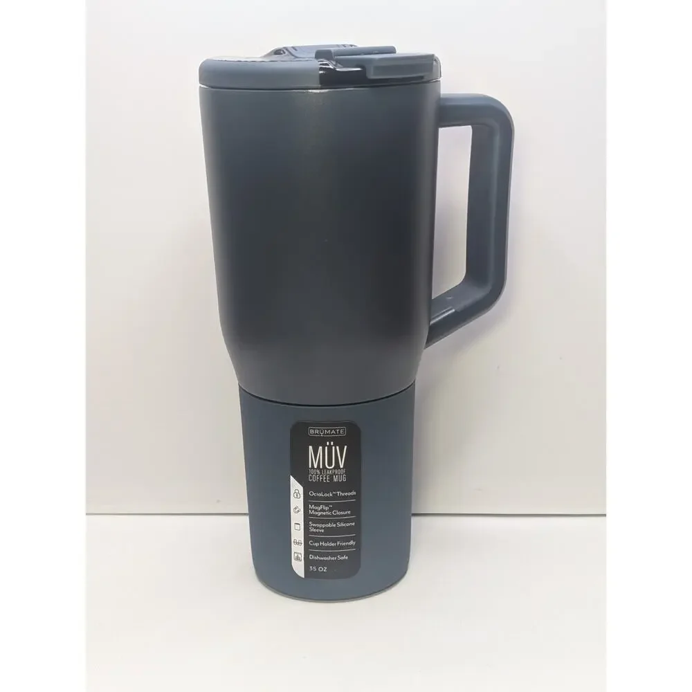 BrüMate Müv 35 oz Leakproof Travel Coffee Mug Matte Navy New